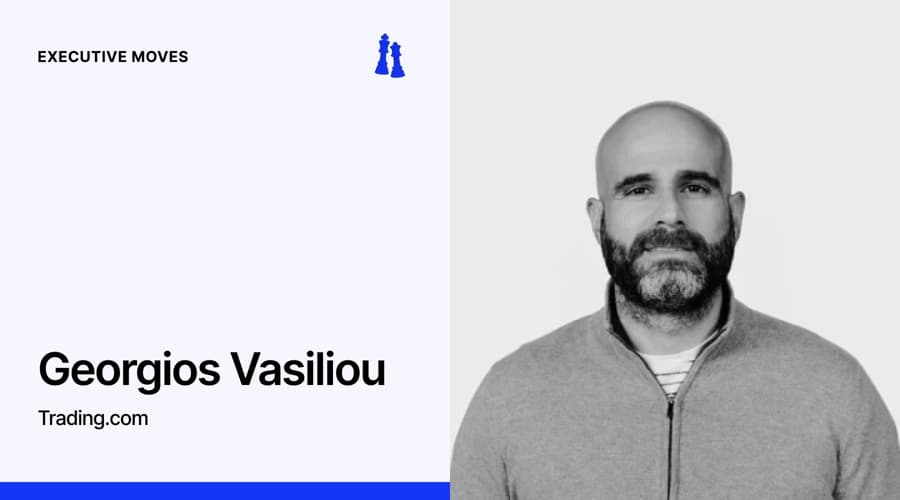 Source illustration for Trading.com CEO Georgios Vasiliou Departs After 12 Years with the Group